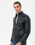 Sviatoslav Leather Jacket - image 3 of 6 in carousel